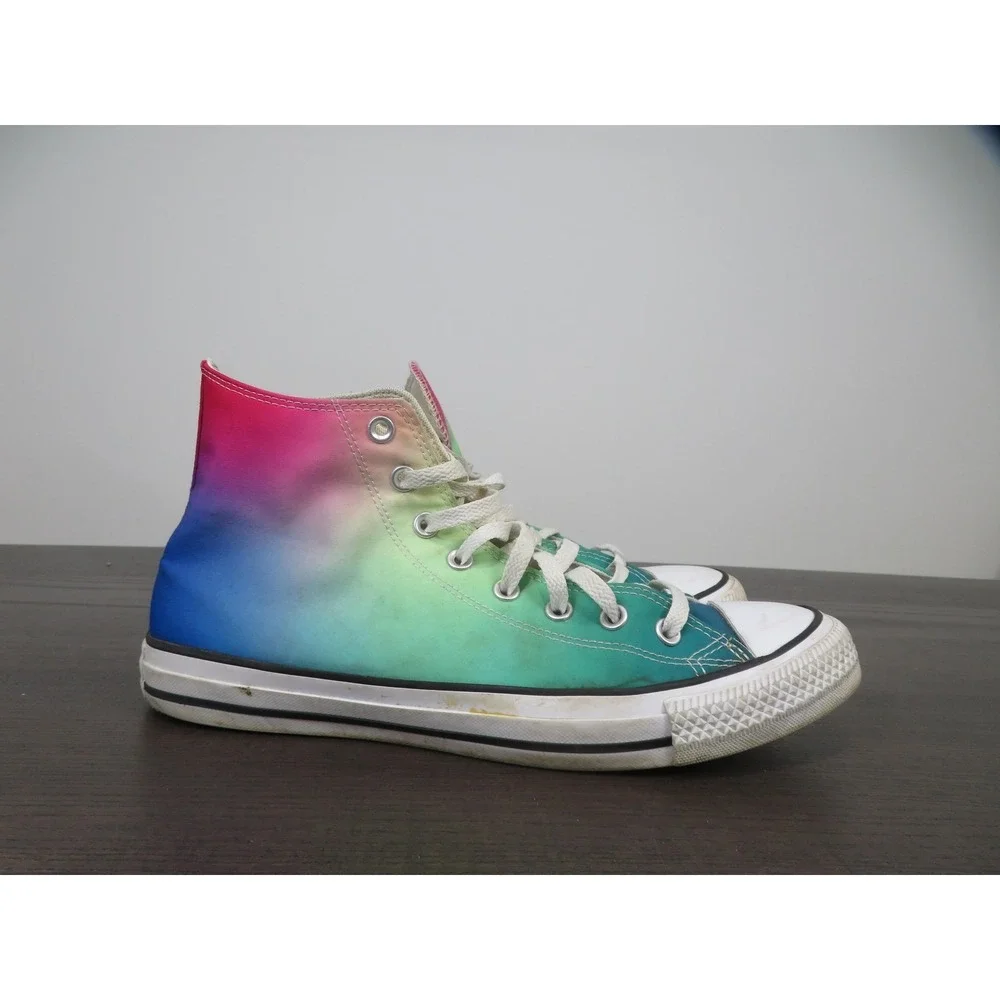 Converse Chuck Taylor All Star Shoes Mens 11 Multicolor Ombre High Top 167592C - Picture 1 of 10